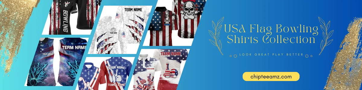 American Flag Bowling Shirt