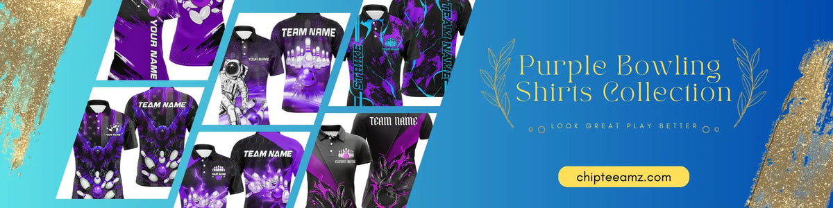 Purple Bowling Shirt