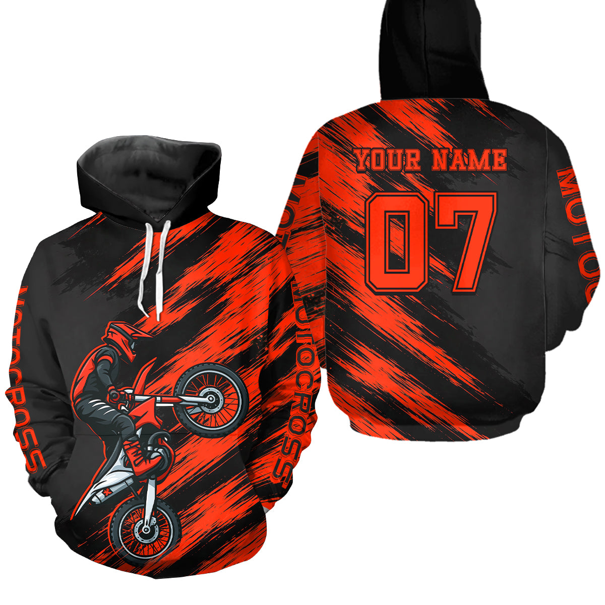 Custom Motocross Hoodie for Men Women Adult Dirt Bike Racing Hoodie Riding Shirt MH483