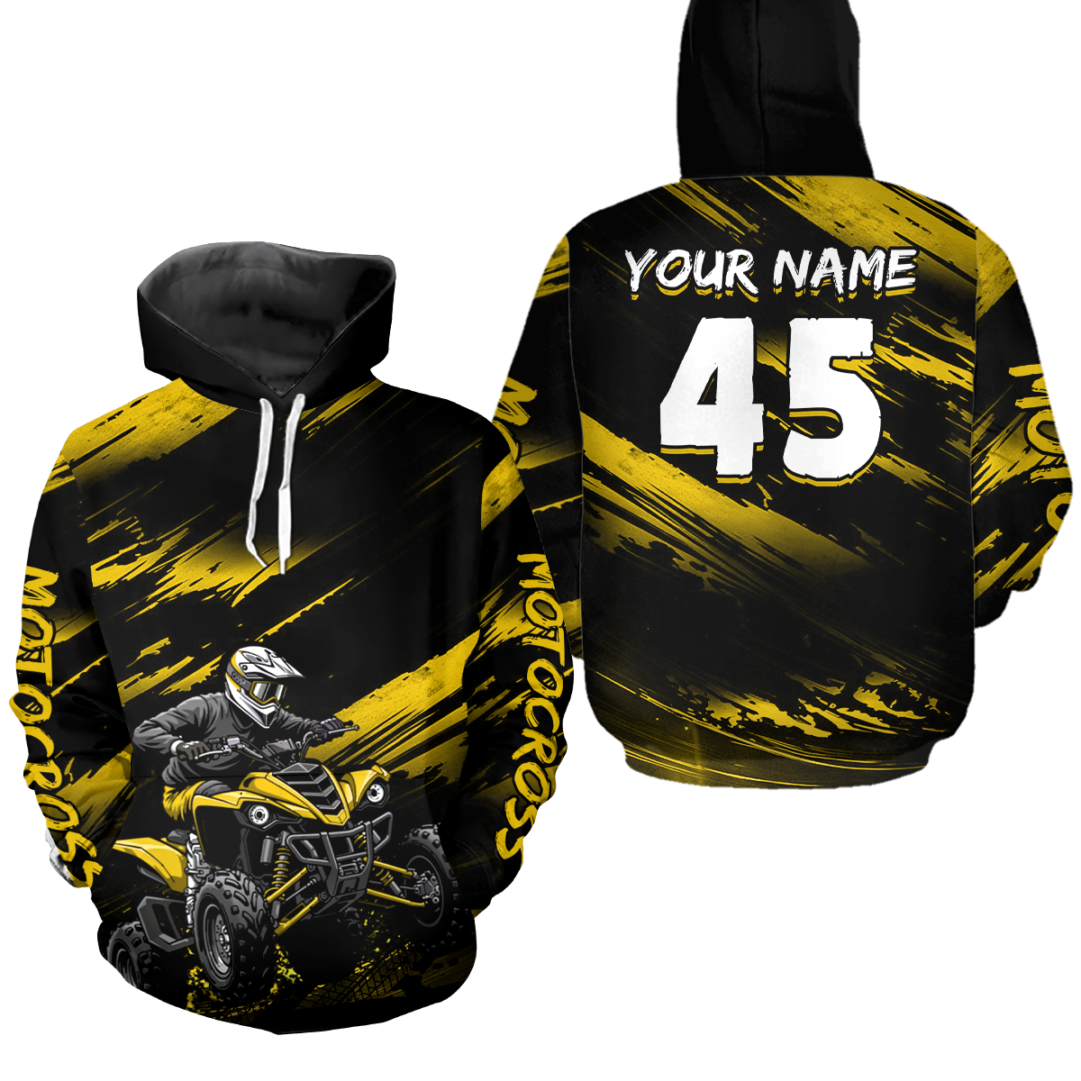 Custom Youth ATV Motocross Hoodie for Kid Adult ATV Quad Bike Off Road Hoodie HOT31
