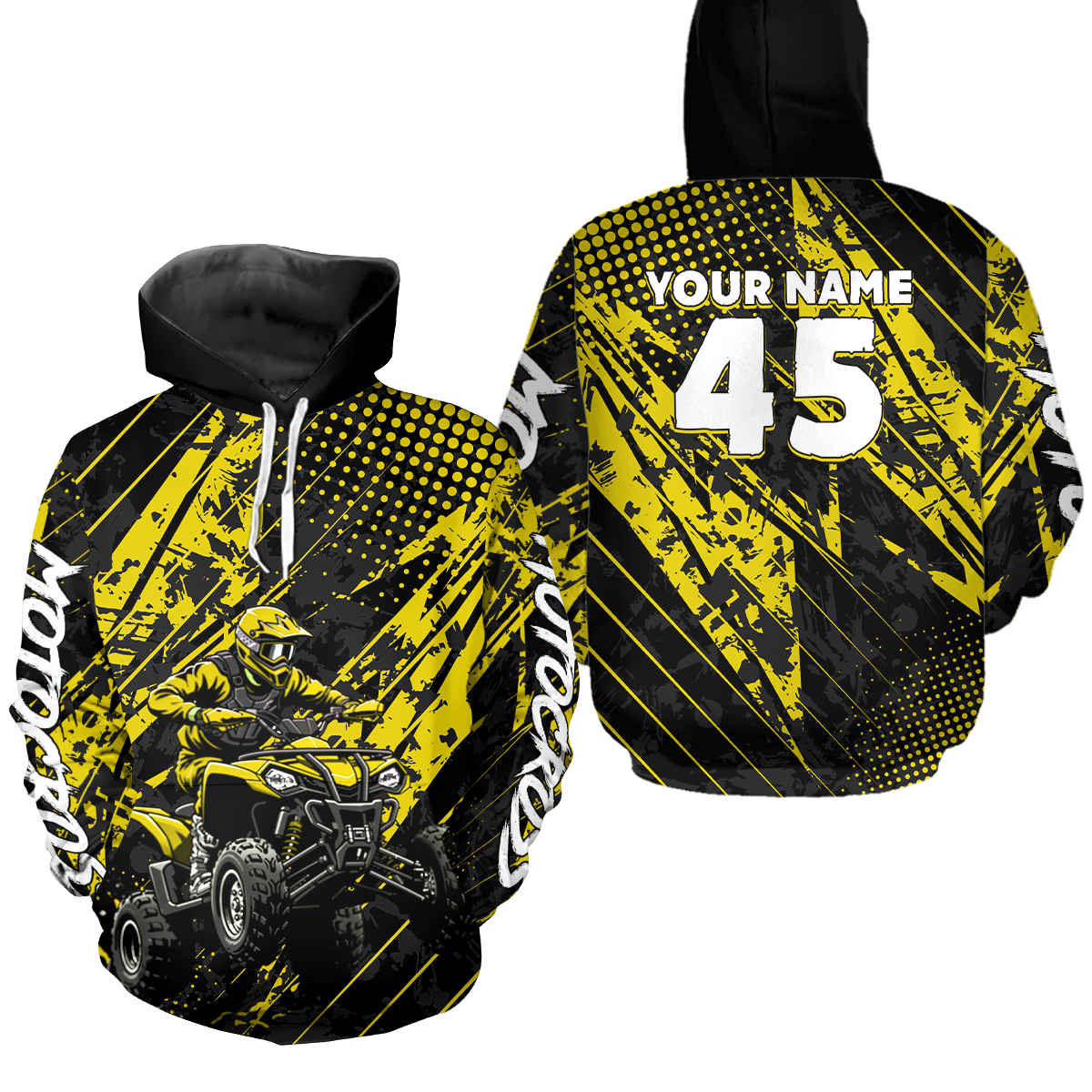 ATV Motocross Hoodie for Kid Adult Custom ATV Quad Bike Off Road Hoodie for Men Women HOT34