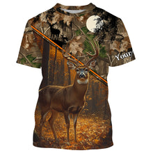 Load image into Gallery viewer, Personalized Deer Hunting Camouflage Customized Name All over printed Shirt, Gift For Hunter TTN02