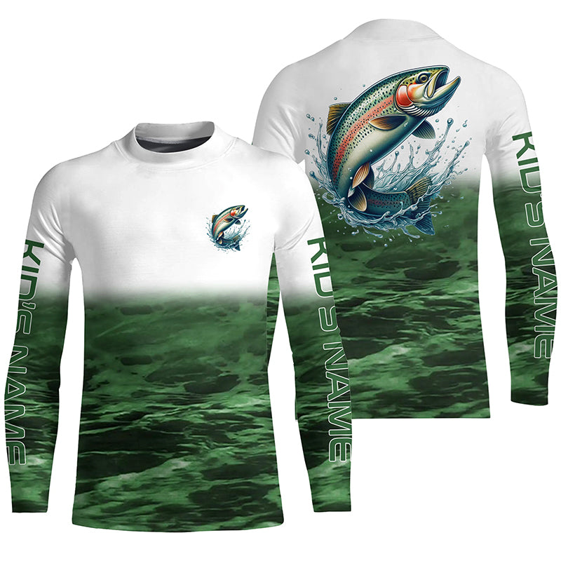 Sold Rainbow Trout Kids Rash Guard