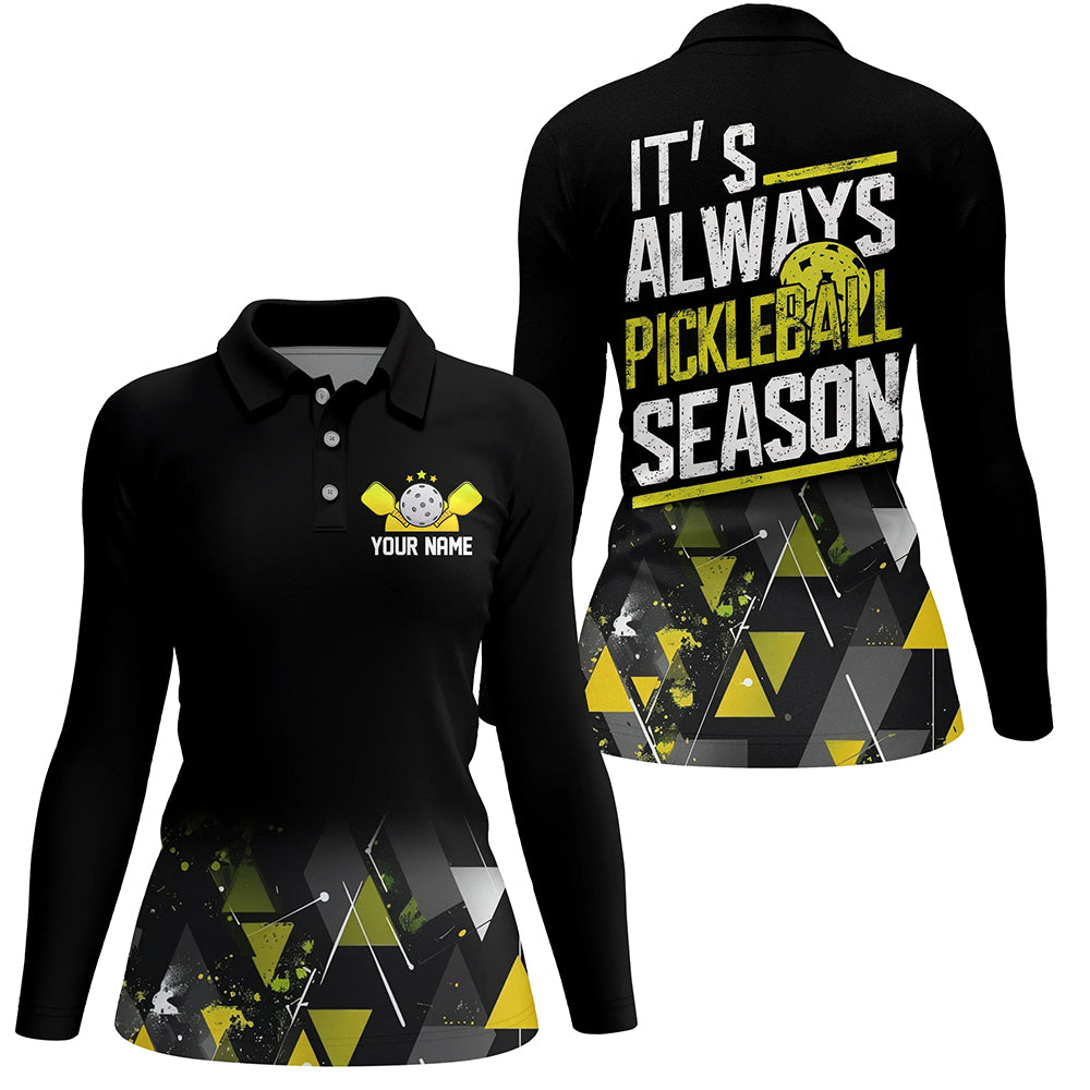 "It'S Always Pickleball Season" Women'S Pickleball Outfits Custom Pickleball Uniform | Yellow IPHW6916