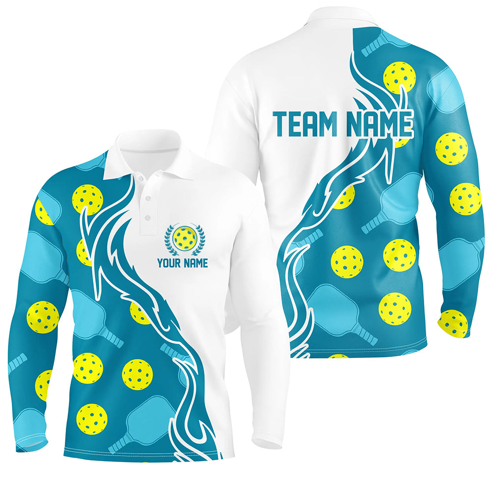 Custom Men's Pickleball Polo Shirts With Team Name, Outdoor Pickleball Outfits For Players IPHW5196