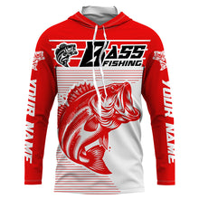 Load image into Gallery viewer, Custom Bass Fishing Jerseys, Largemouth Bass Long Sleeve Uv Protection Fishing Shirts IPHW5757