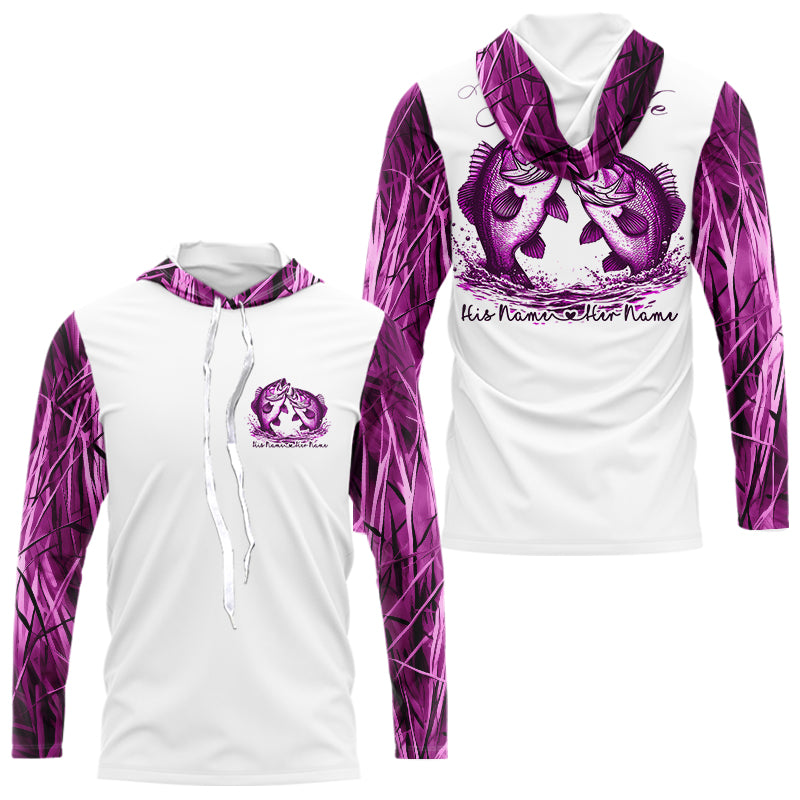 You And Me We Got This Personalized Valentine'S Day Matching His And Her Fishing Shirts | Pink Camo IPHW5793