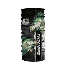 Load image into Gallery viewer, Ice fishing for crappie winter camo crappie ice fishing clothing Custom name performance fishing shirt NQS2596