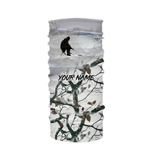 Load image into Gallery viewer, Ice fishing walleye winter camo Custom fishing shirts for men Performance Long Sleeve Fishing Apparel NQS2498