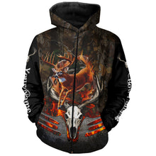 Load image into Gallery viewer, Whitetails Jumping Deer Hunting Camouflage Custom Name Shirts, Best Deer hunting gifts FSD979