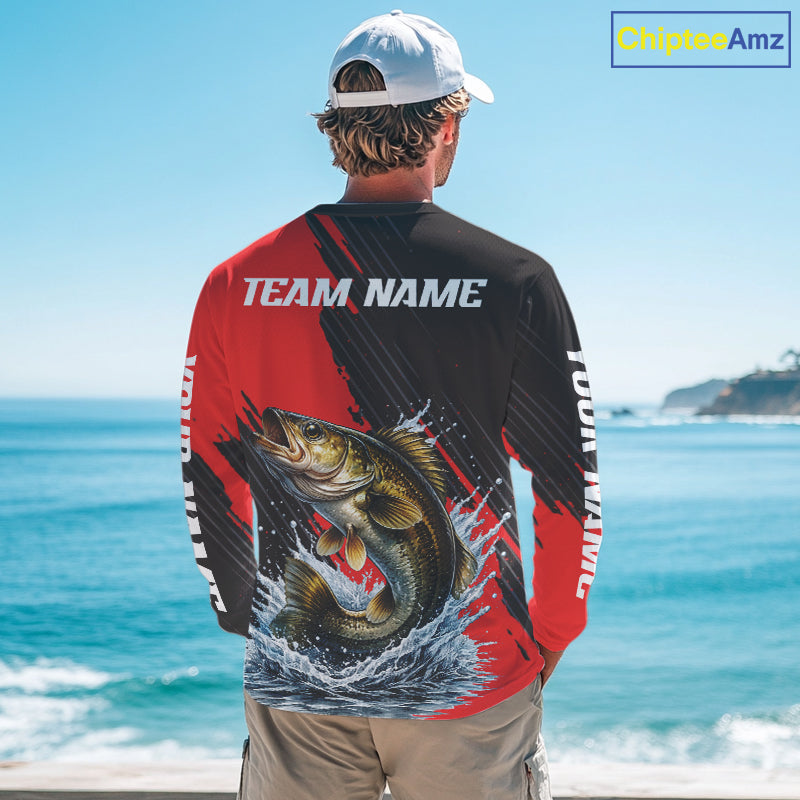Walleye Fishing Long Sleeve Tournament Shirts, Personalized Walleye Fishing Jerseys NHT585