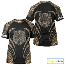 Load image into Gallery viewer, Boar Tattoo Hunting Shirt Custom Name 3D All Over Printed Shirt, Personalized Boar Shirt for Hunter NBT177