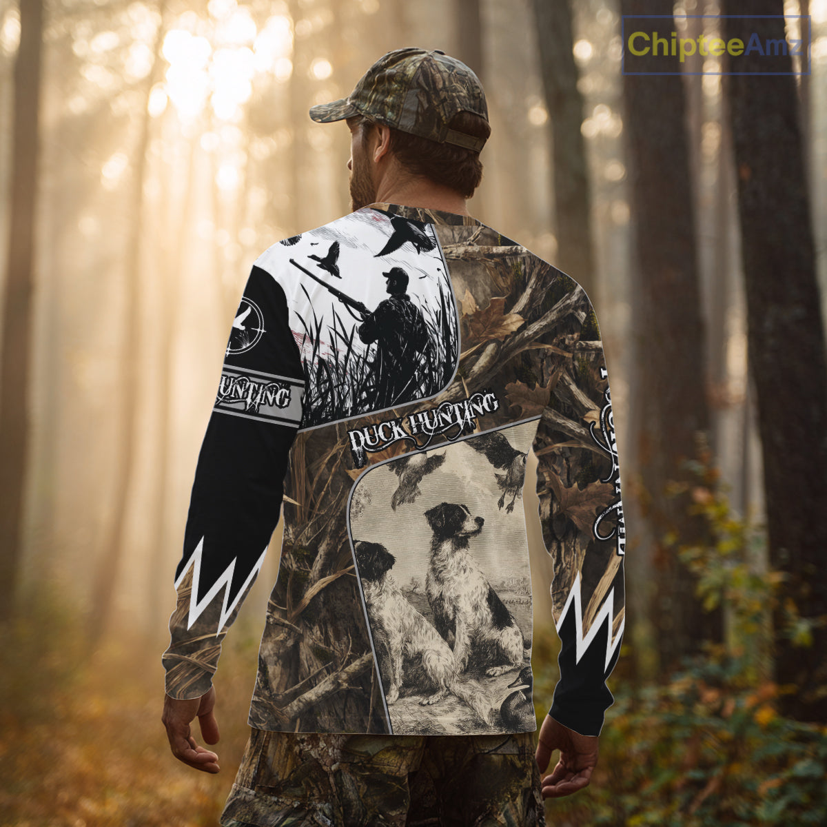 Duck Hunting Camouflage Mallard Duck Custom Name Shirts, Best Duck Hunting Season Gifts NBT149