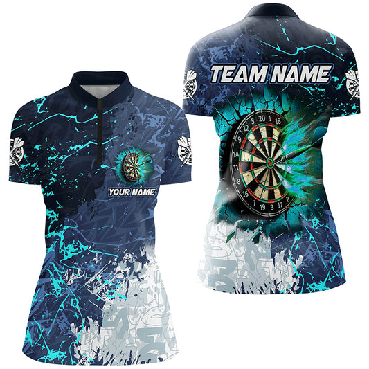 Grunge Break Dartboard Custom 3D Printed Darts Shirts For Women, Best Darts Apparel Team Jerseys TDM2189