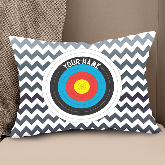 Personalized Archery 3d Target Throw Pillow Best Custom Target Pillows TDM0764