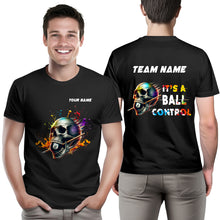 Load image into Gallery viewer, It's A Ball Control Funny Colorful Skull Billiard T-Shirts Custom 8 Ball Pool Shirt For Team Player TDM3919