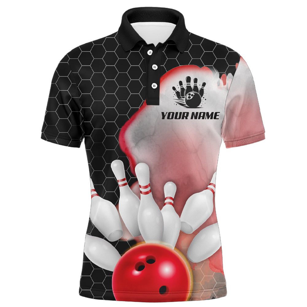 Personalized Bowling Shirt for Men Bowling Jersey Polo Shirt Unisex QZT284