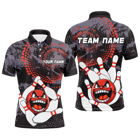 Personalized Bowling Shirts for Men Polo Camo Bowling Jersey Bowling Team League QZT446