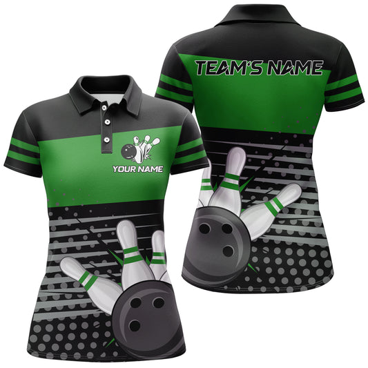Bowling Polo Shirts For Women Bowling Team Jersey Custom Bowling Shirt BDT221