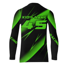 Load image into Gallery viewer, Motocross Racing Jersey Green Upf30+ Dirt Bike Shirt Motorcycle Off-Road Jersey XM293