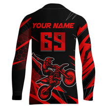 Load image into Gallery viewer, Motocross Jersey Kid Men Women Upf30+ Red Racing Dirt Bike Shirt Off-Road Motorcycle XM286