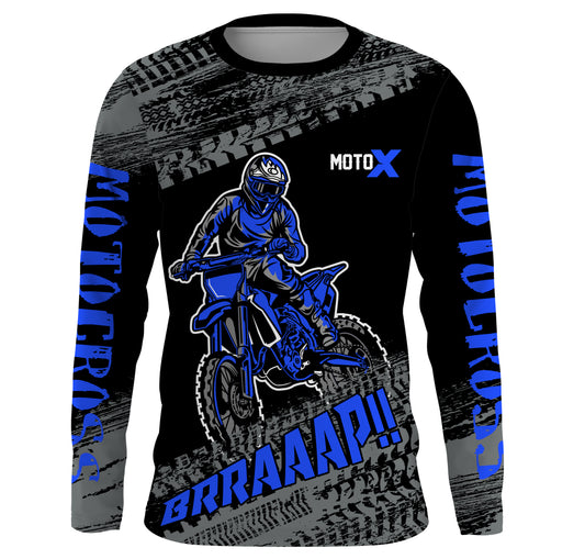 Motocross Jersey Kid Men Dirt Bike Racing Shirt UPF30+ Off-road Motorcycle Youth & Adult XM202