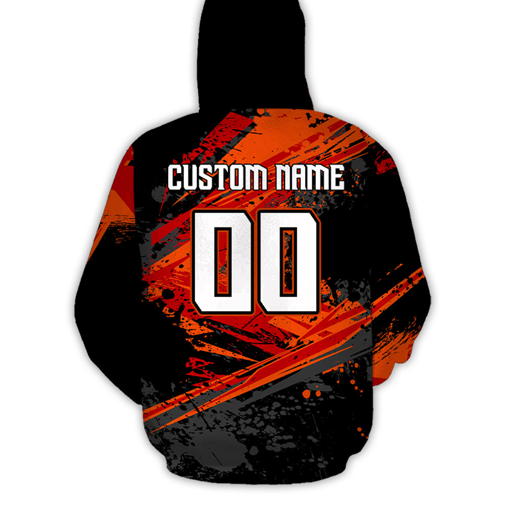 Personalized ATV Motocross Hoodie Quad Bike ATV Racing Hoodie for Men Women MHATV02