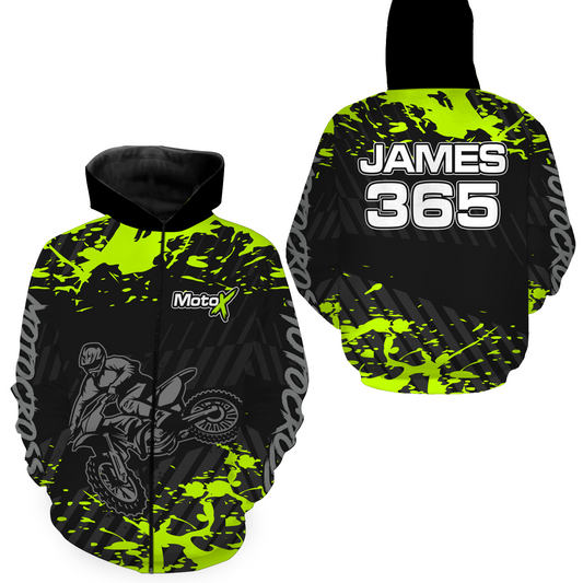 Motocross Racing Hoodie Jersey For Men Women Dirt Bike Off-road Hoodie Zip MH139