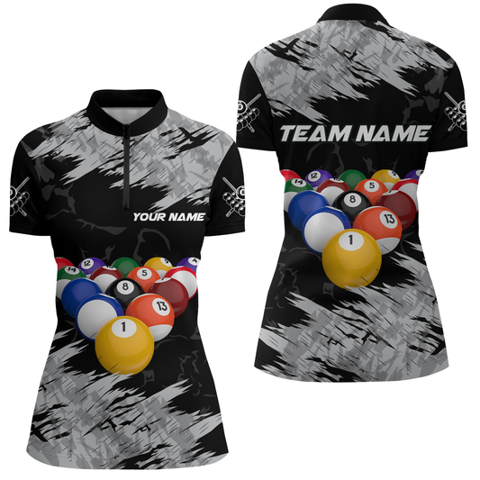 Billiard Shirt Billiard Jersey for Men Billiard Gifts for Women Team 8 Ball Polo & 1/4 Zip NNT13