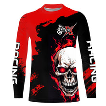 Load image into Gallery viewer, Motocross Jersey Upf30+ Custom Dirt Bike Jersey Mens Women Skull Off-Road Jersey Adult&Kid| CTP51