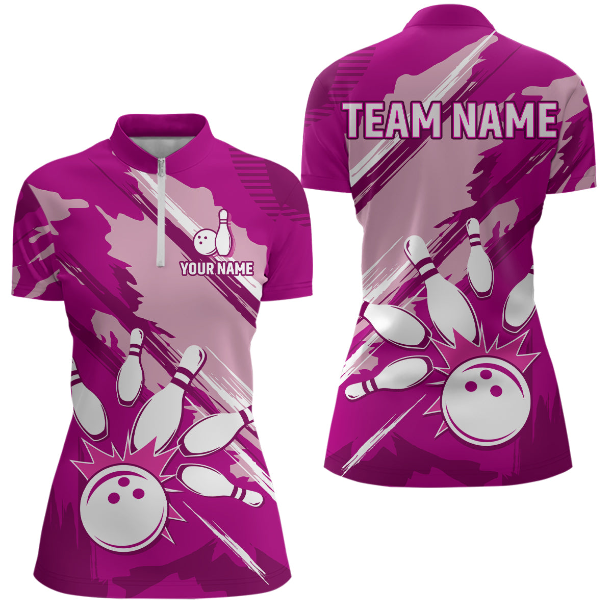 Bowling Jersey Men And Women Custom Bowling Shirts Unisex Polo Bowling Team Shirt CP14