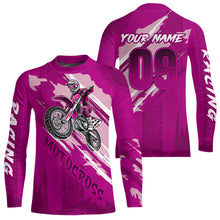 Load image into Gallery viewer, Adult&Kid Custom Motocross Jersey UPF30+ MX Racing Biker Off-road Dirt Bike Racewear| CTP64