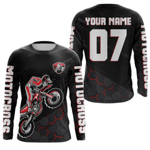 Load image into Gallery viewer, Motocross Jersey Upf30+ Custom Dirt Bike Jersey Mens Women Off-Road Jersey Adult&Kid| CTP47
