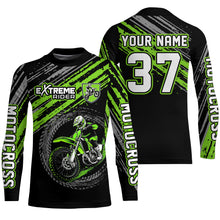 Load image into Gallery viewer, Adult&Kid Custom Dirt Bike Jersey Motocross Jersey Upf30+ Mens Women Motocross Shirt| CTP57