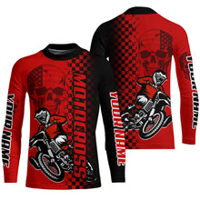 Load image into Gallery viewer, Adult&Kid Custom Motocross Jersey Skull UPF30+ MX Racing Biker Off-road Dirt Bike Racewear| CTP63