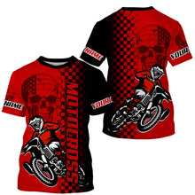 Load image into Gallery viewer, Adult&Kid Custom Motocross Jersey Skull UPF30+ MX Racing Biker Off-road Dirt Bike Racewear| CTP63