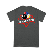 Load image into Gallery viewer, Billiard 8 Ball & 9 Ball Pool T-Shirts Customized Billiard Team Shirts For Pool Player TDM3911