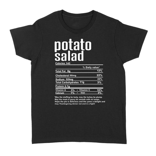 Potato salad nutritional facts happy thanksgiving funny shirts - Standard Women's T-shirt