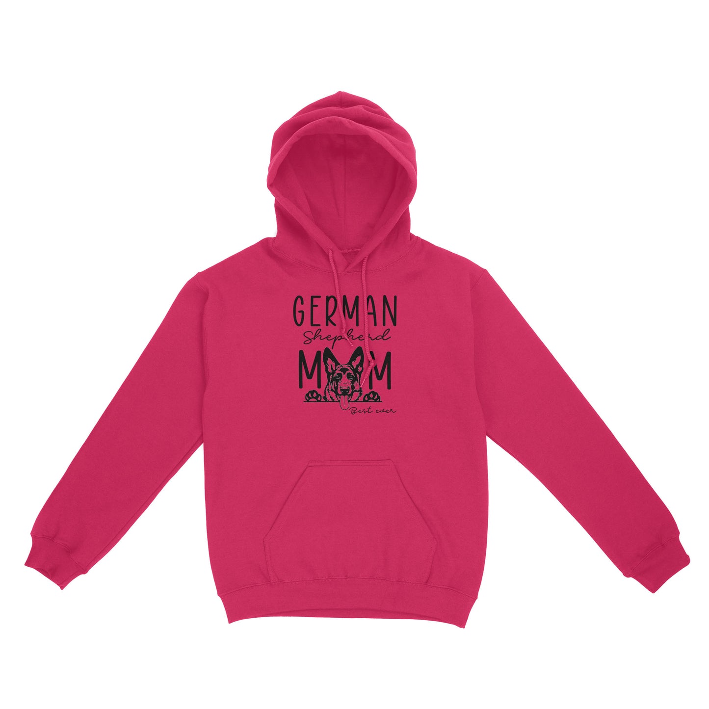 Womens German Shepherd Mom Best Ever Shirt Funny Dog Mom Gift Smiling Dog Standard Hoodie FSD2366D08