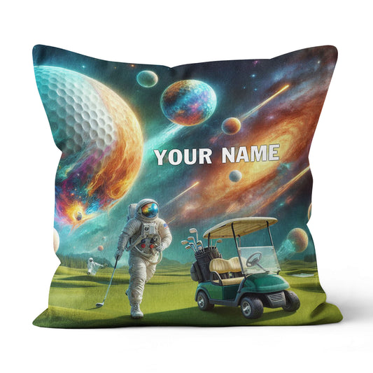 Golf Equipments In Space Custom Golf Pillow Personalized Golfing Gifts LDT1158