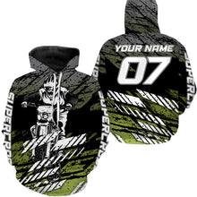 Load image into Gallery viewer, Supercross Jersey Custom Number & Name Tire Track Motorcycle Riding Shirt Off-Road Dirt Bike Racing| NMS541