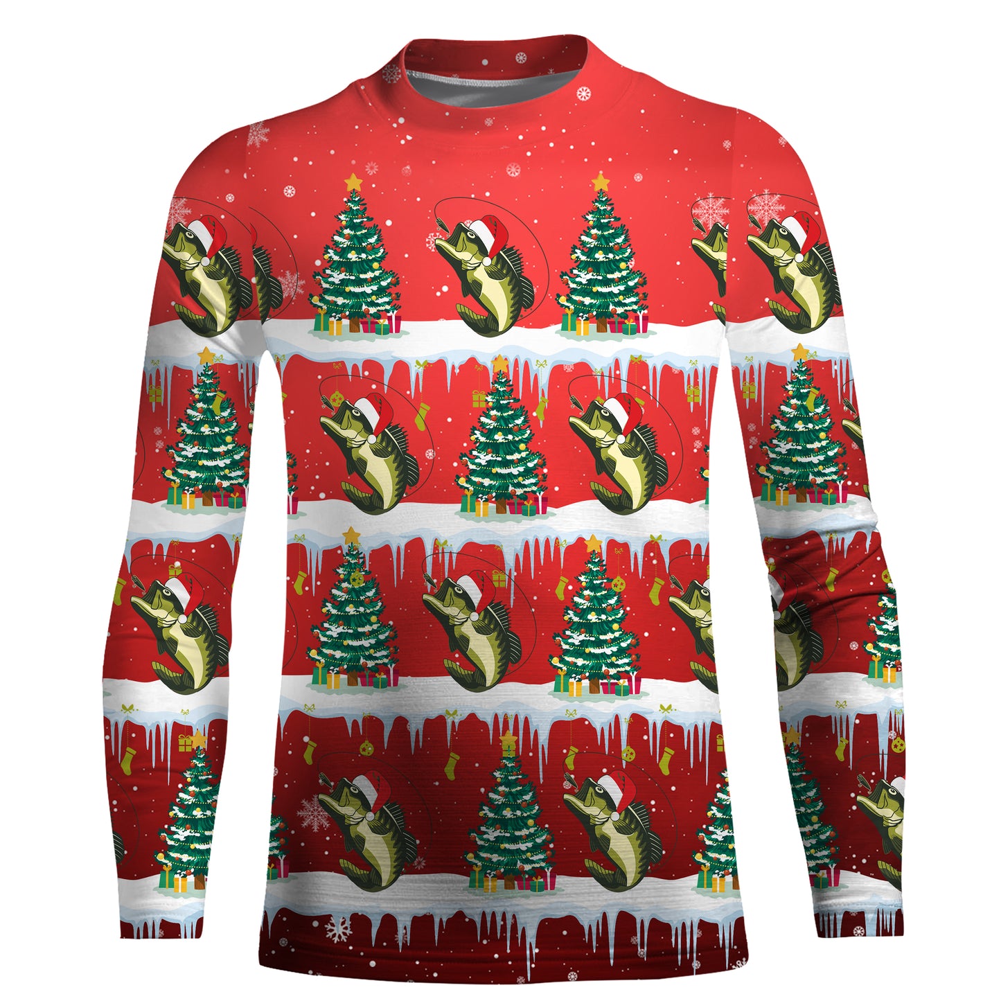 Bass fishing outdoor Christmas fishing jersey fishing Christmas gifts for fisherman NQS2371