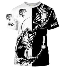 Load image into Gallery viewer, Bass fishing tattoo shirt UV protection Customize name fishing shirts NQS1461