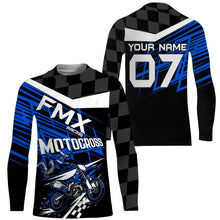 Load image into Gallery viewer, Personalized FMX Motocross Jersey UPF30+ Freestyle MX Adults & Kid Dirt Bike Motorcycle Performance| NMS691