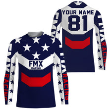 Load image into Gallery viewer, Personalized FMX Jersey UPF30+ Freestyle Motocross American Adults & Kid Dirt Bike Motorcycle Racing| NMS690