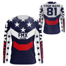 Load image into Gallery viewer, Personalized FMX Jersey UPF30+ Freestyle Motocross American Adults & Kid Dirt Bike Motorcycle Racing| NMS690