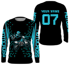 Load image into Gallery viewer, Personalized Motocross Jersey UPF30+ Kid&Adult Dirt Bike Racing Shirt Off-road Motorcycle Riders| NMS612