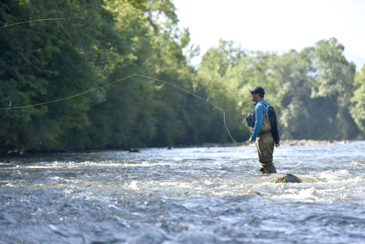 fly fishing man