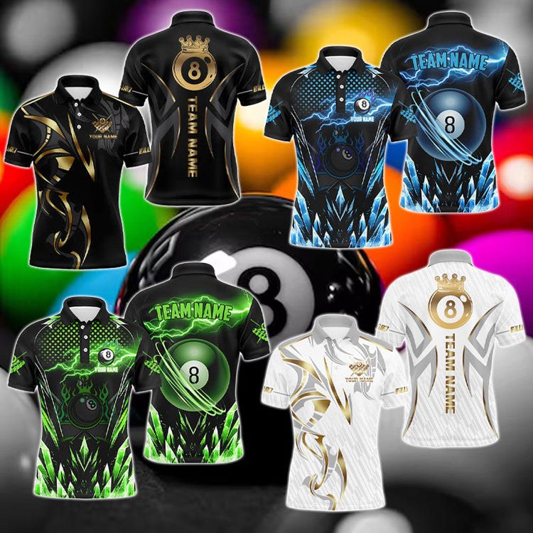 8 Ball Doubles Team Shirts