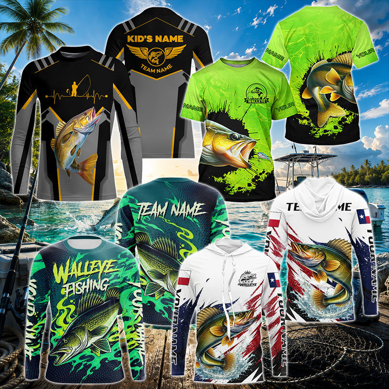 Walleye Fishing Shirts – ChipteeAmz